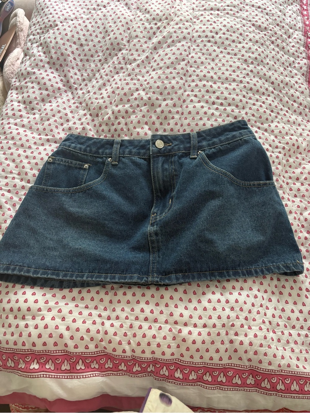 Denim Mini Skirt
